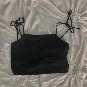 Brandy Melville Tie Crop Top